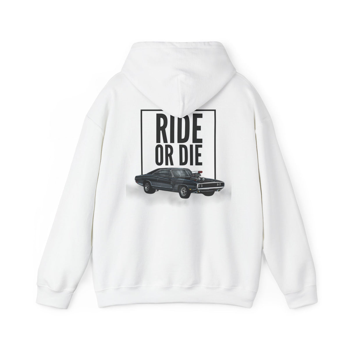 Ride or Die (printed on back) - Modern Vibes - Unisex Heavy Blend™ Hooded Sweatshirt