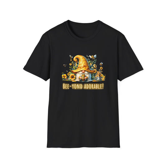 Bee-yond Adorable Gnome - Unisex Softstyle T-Shirt