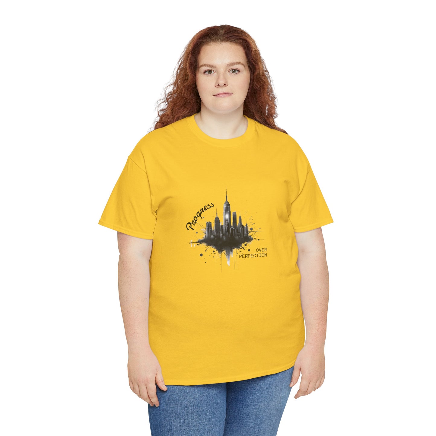 Progress over perfection - Unisex Heavy Cotton Tee
