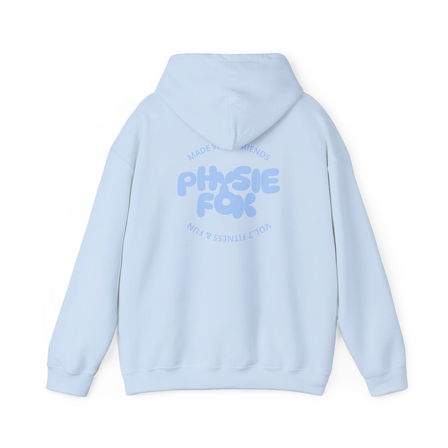 Physie Fox (printed on back) - Unisex Heavy Blend™ Hooded Sweatshirt