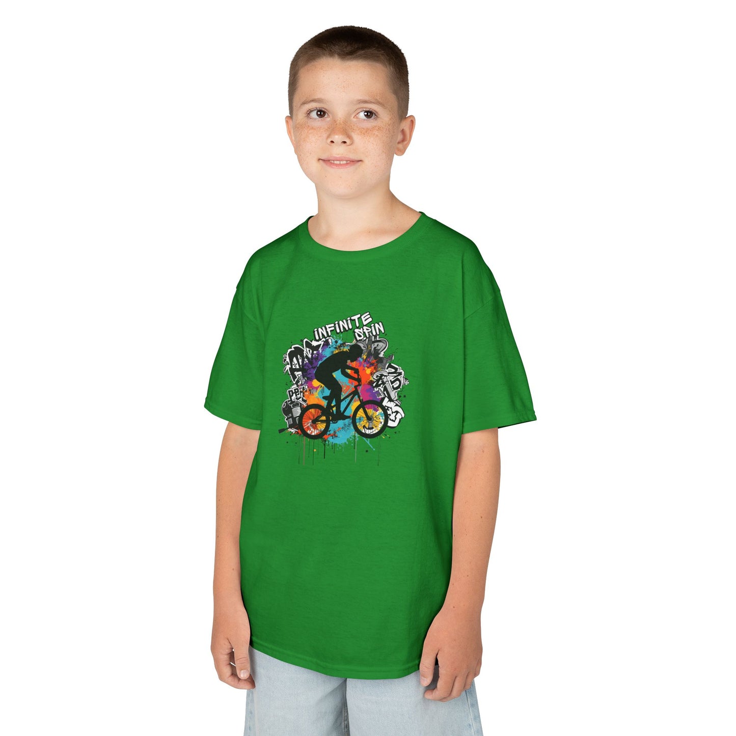 Infinite Spin (bike) - Youth / Kids Heavy Cotton™ Tee
