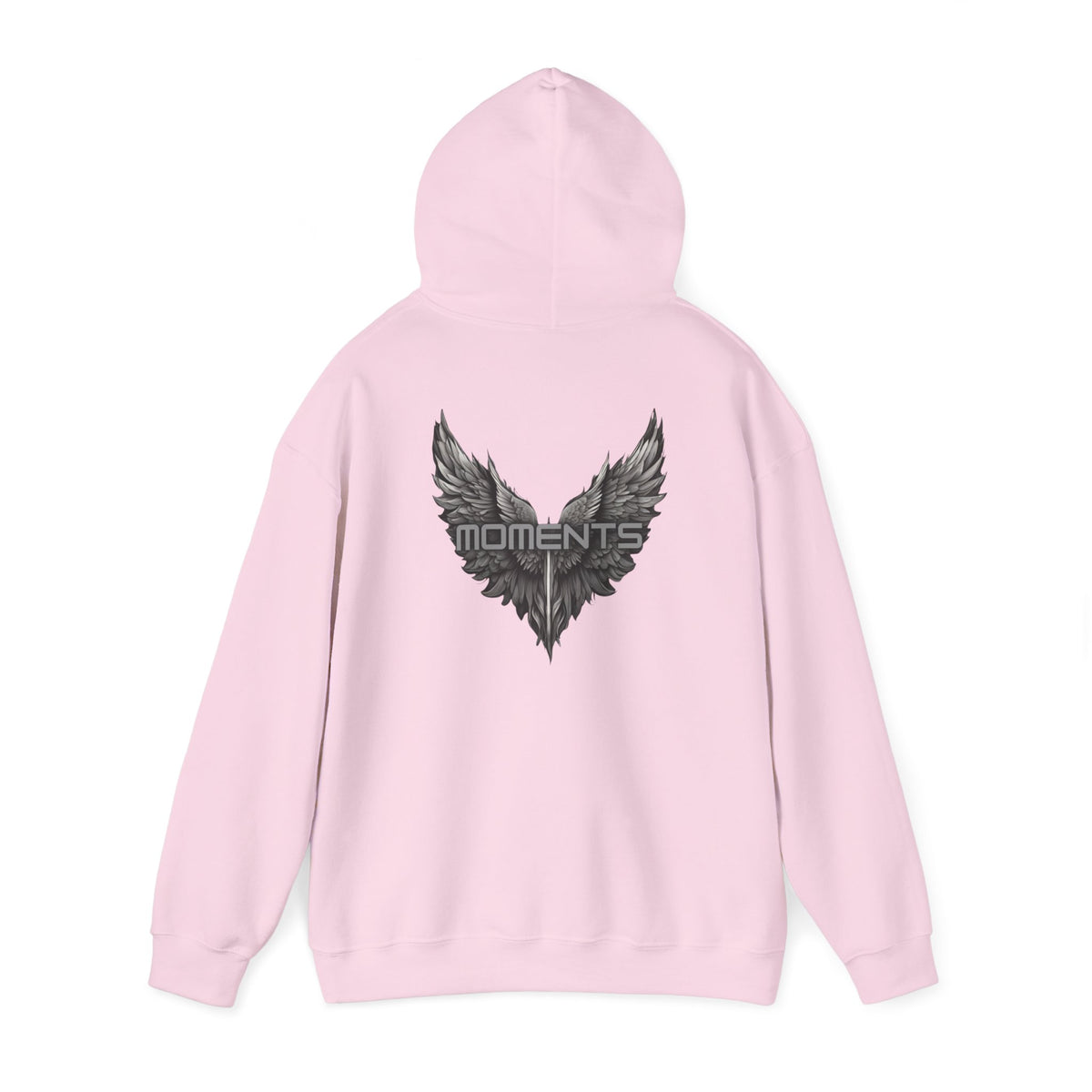 Moments (printed on back) - Statement Graphic - Unisex Heavy Blend™ Hooded Sweatshirt