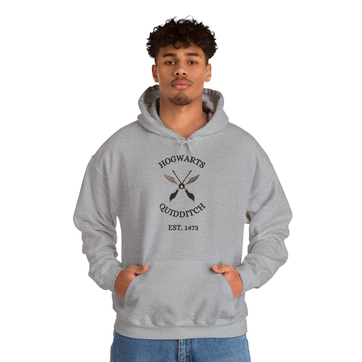 HP Quidditch - Modern Vibes - Unisex Heavy Blend™ Hooded Sweatshirt