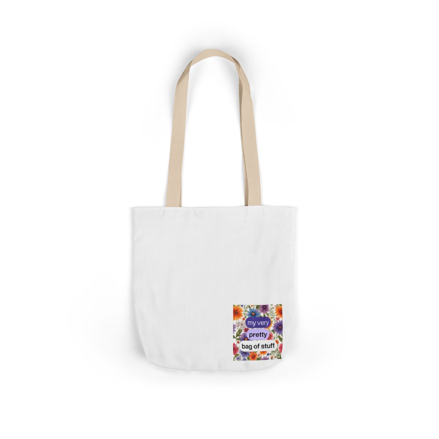 My very pretty bag of stuff - Canvas Tote Bag