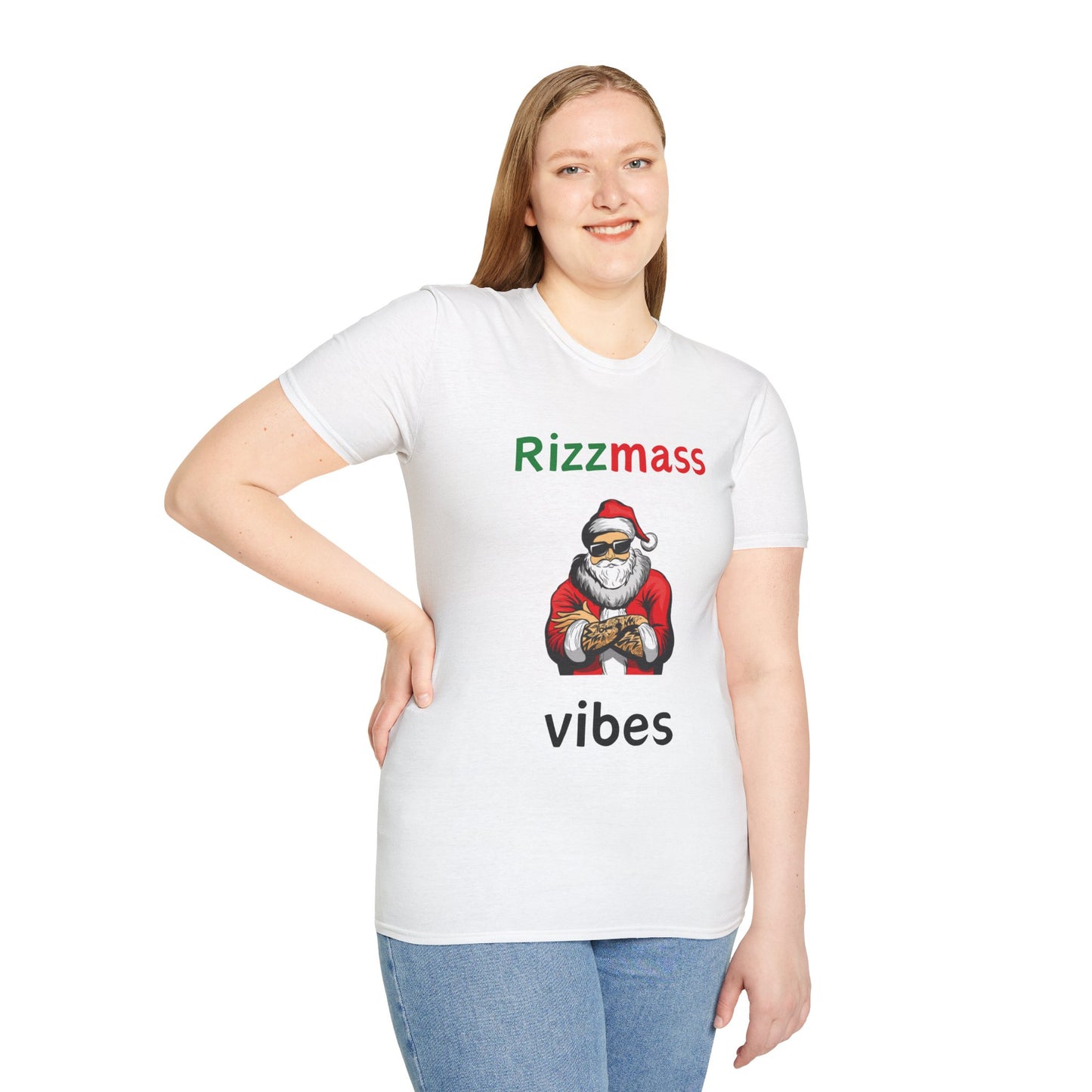 Rizzmass Vibes - Christmas - Unisex Softstyle T-Shirt