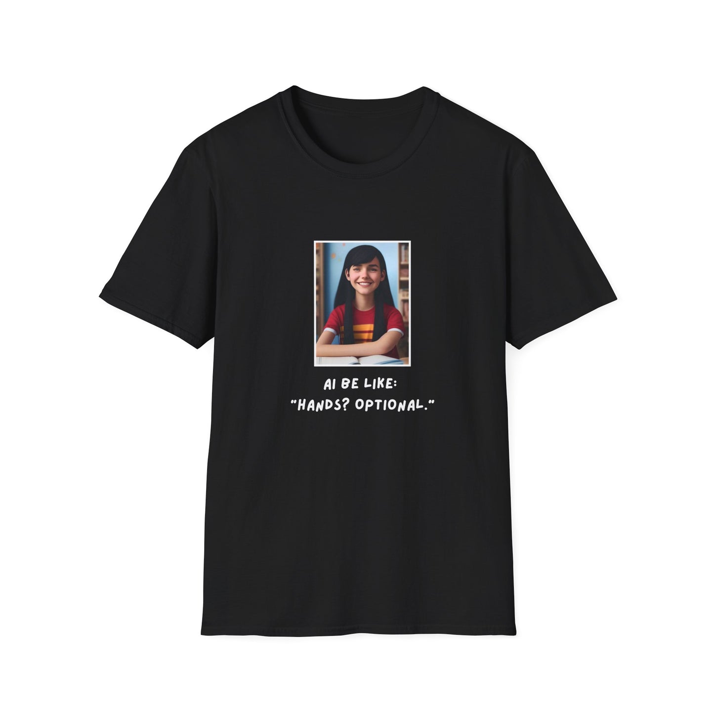 GenAI - Hands Optional - Tech - Unisex Softstyle T-Shirt