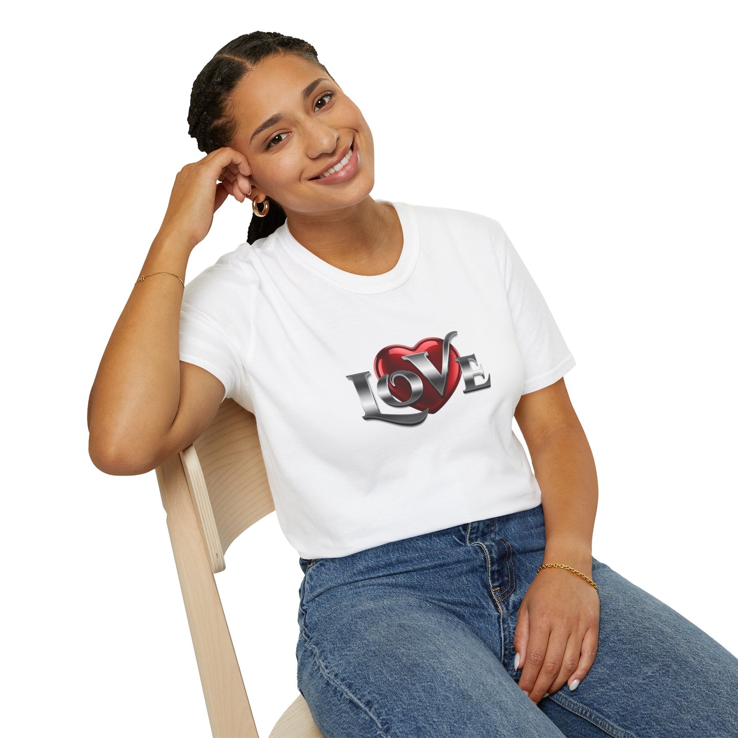 Silver Love - Unisex Softstyle T-Shirt