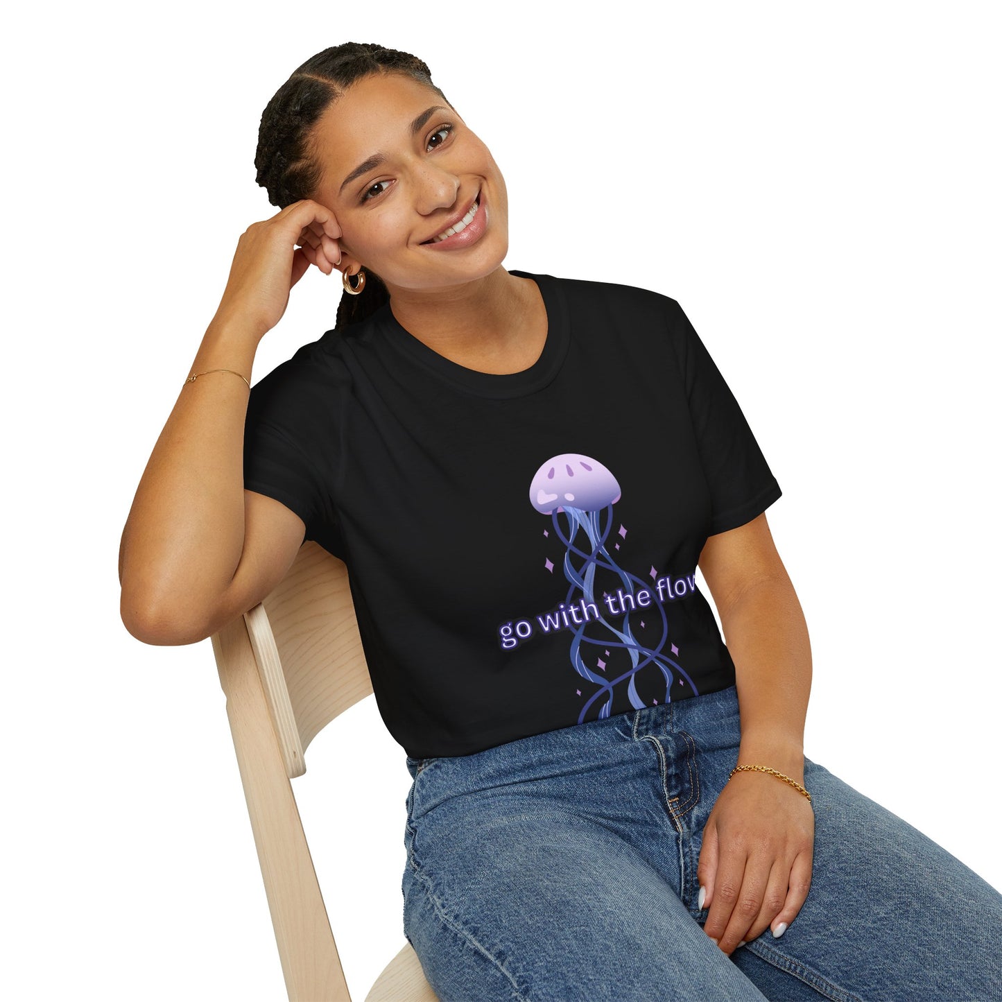 Go with the flow - Unisex Softstyle T-Shirt