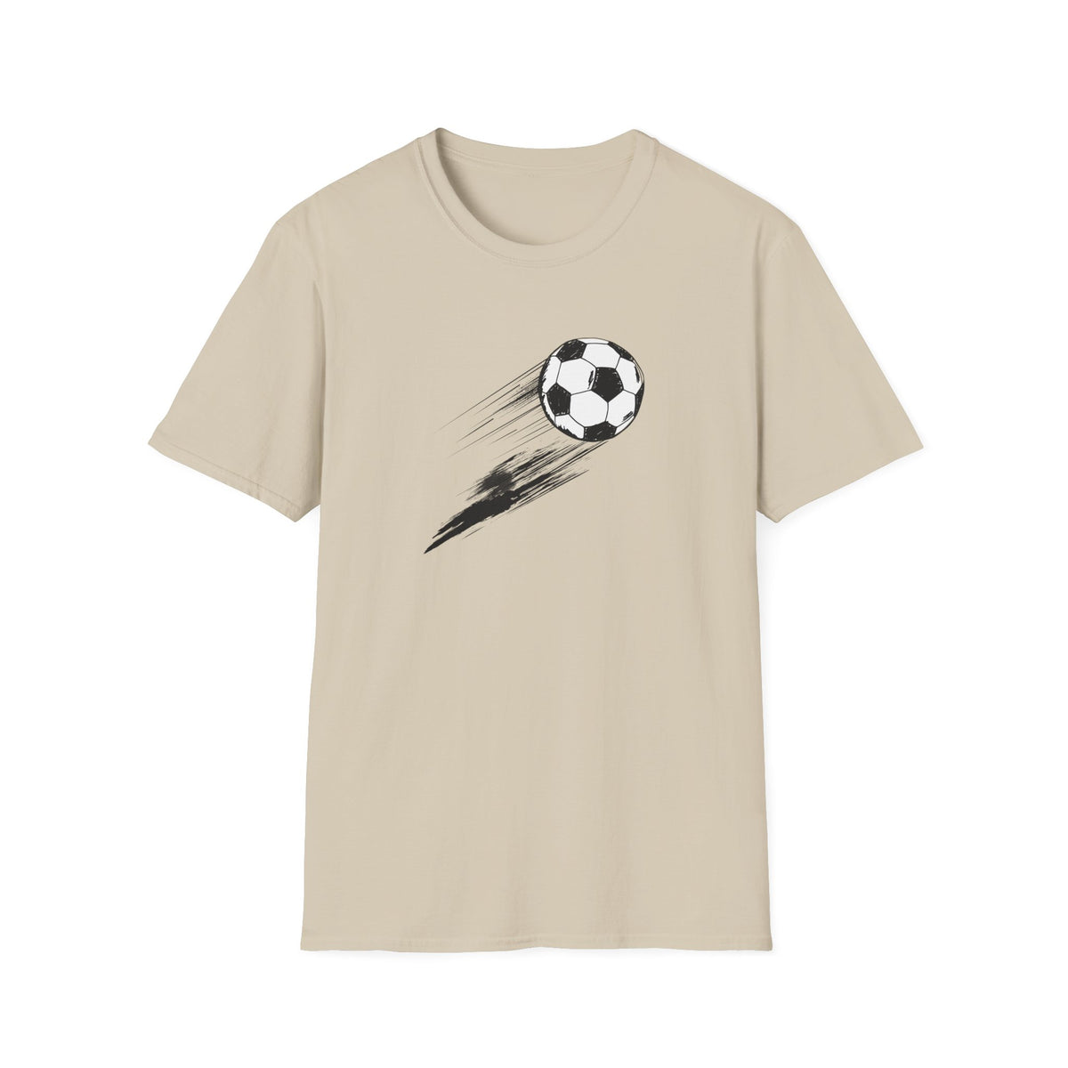 Soccerball Swoosh - Unisex Softstyle T-Shirt