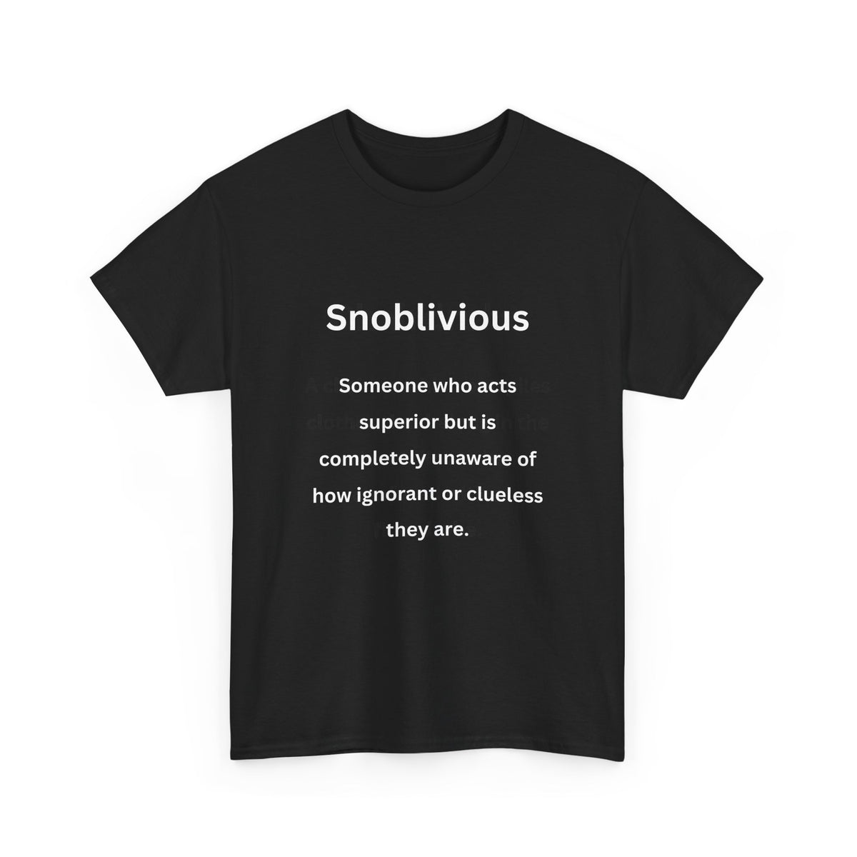 Snoblivious - Urban Words - Unisex Heavy Cotton Tee