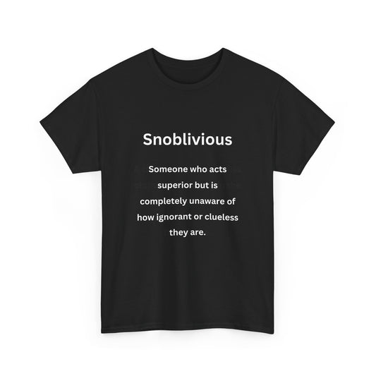 Snoblivious - Urban Words - Unisex Heavy Cotton Tee