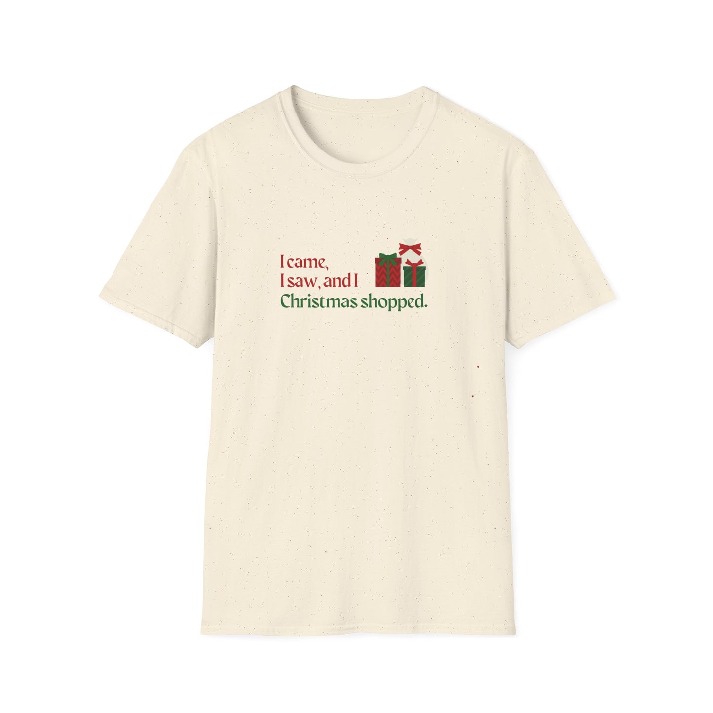 I came, I saw, I Christmas Shopped - Unisex Softstyle T-Shirt