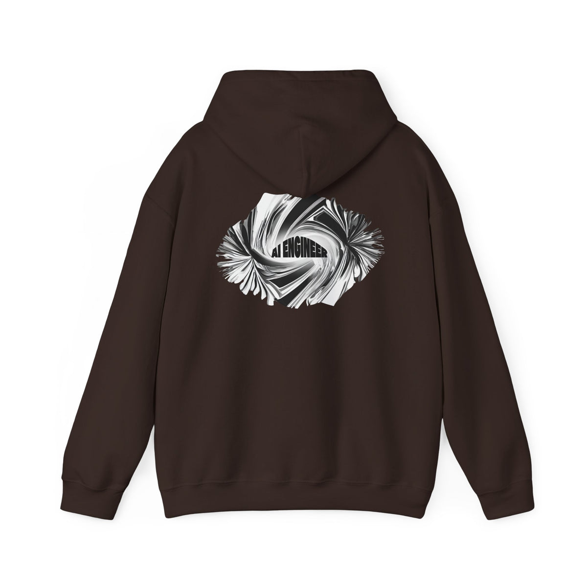 AI Engineer (printed on back) - Modern Vibes - Unisex Heavy Blend™ Hooded Sweatshirt