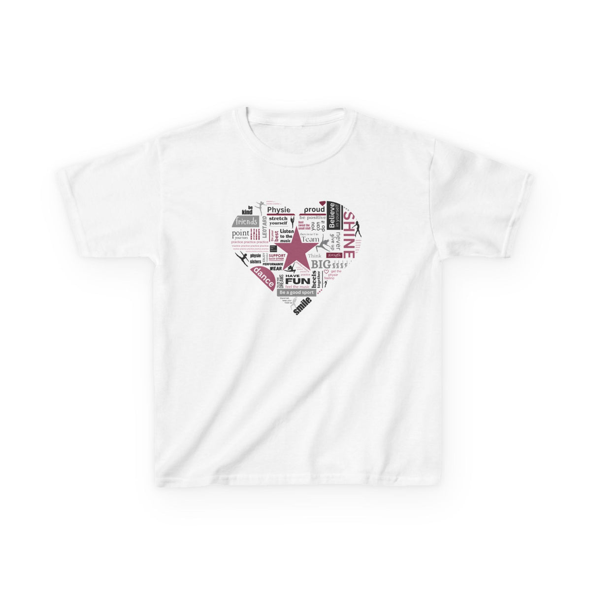 Physie Inspiration Heart - Youth / Kids Heavy Cotton™ Tee
