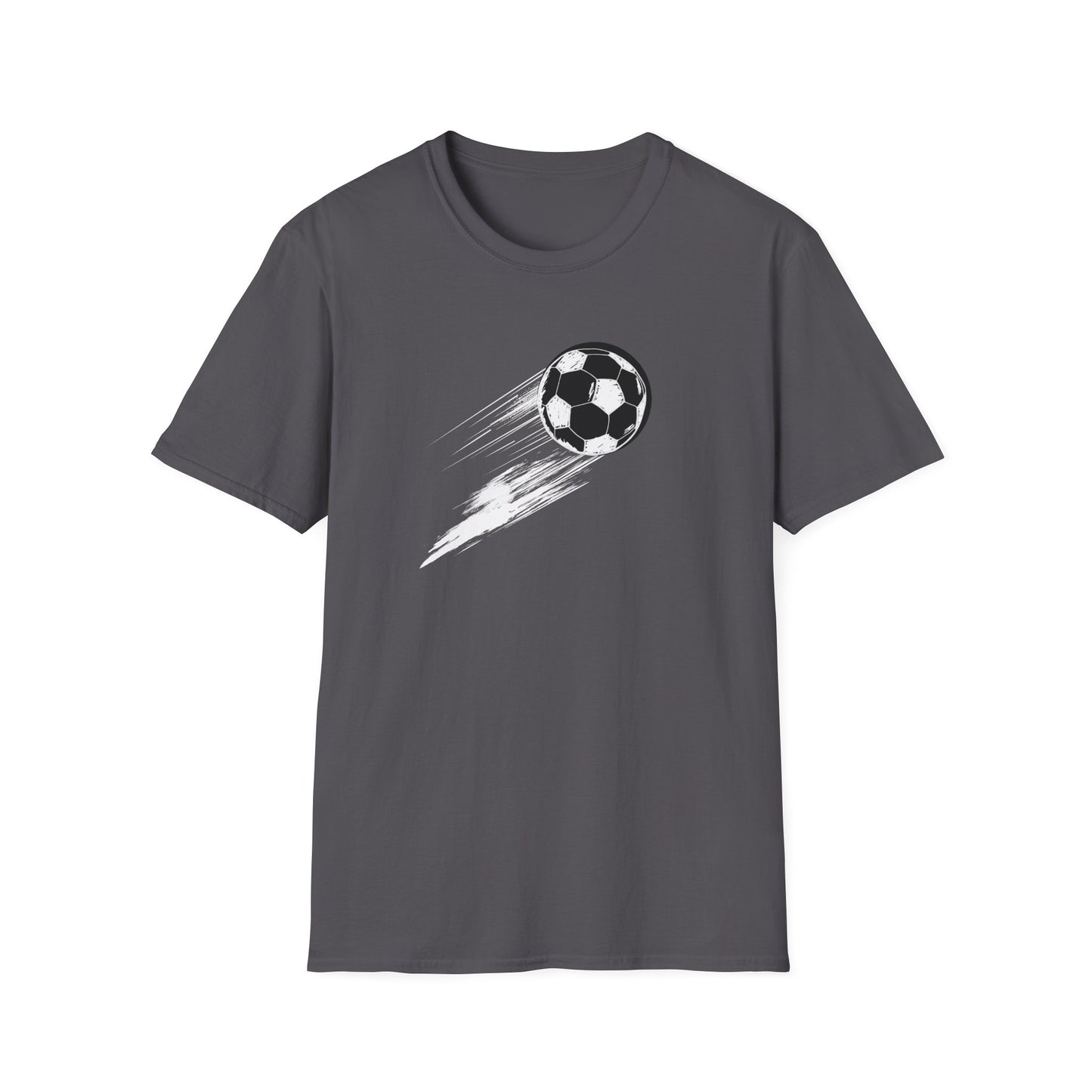 Soccerball Swoosh - Unisex Softstyle T-Shirt