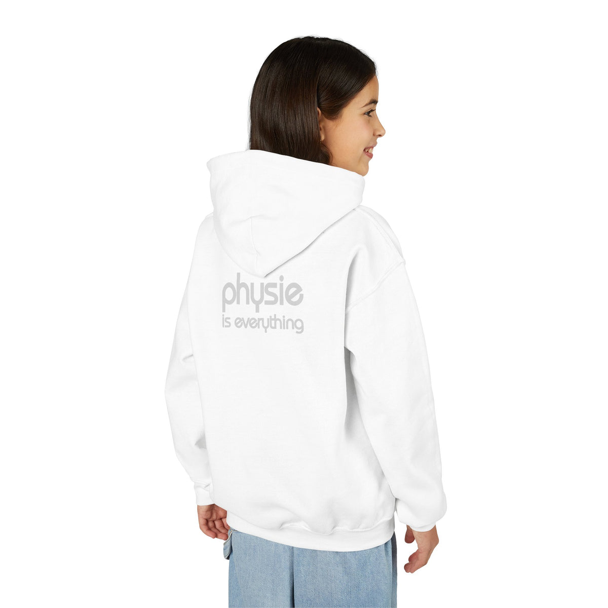 Physie is life (printed on back) - Youth Heavy Blend Hoodie