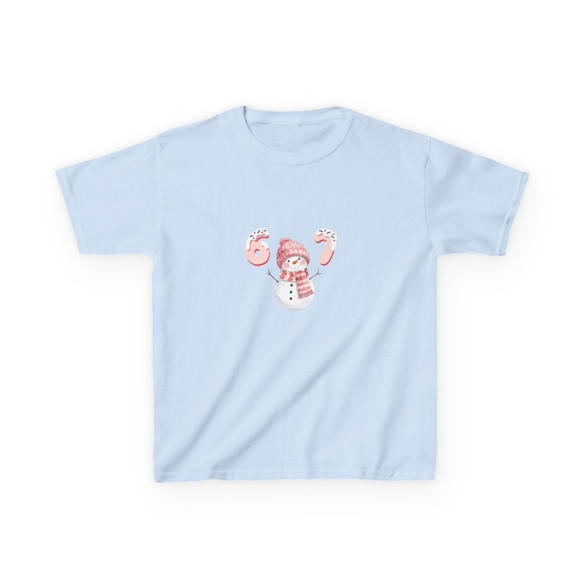 Snowman 6-7 - Youth/Kids Heavy Cotton Tee