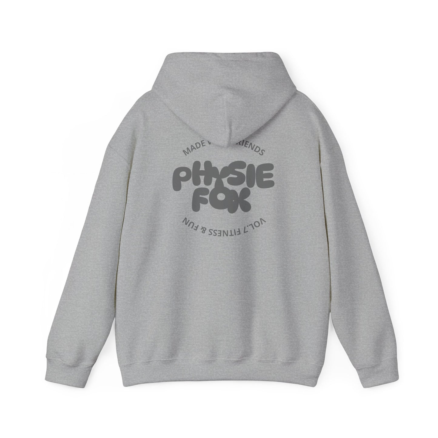 Physie Fox (printed on back) - Unisex Heavy Blend™ Hooded Sweatshirt