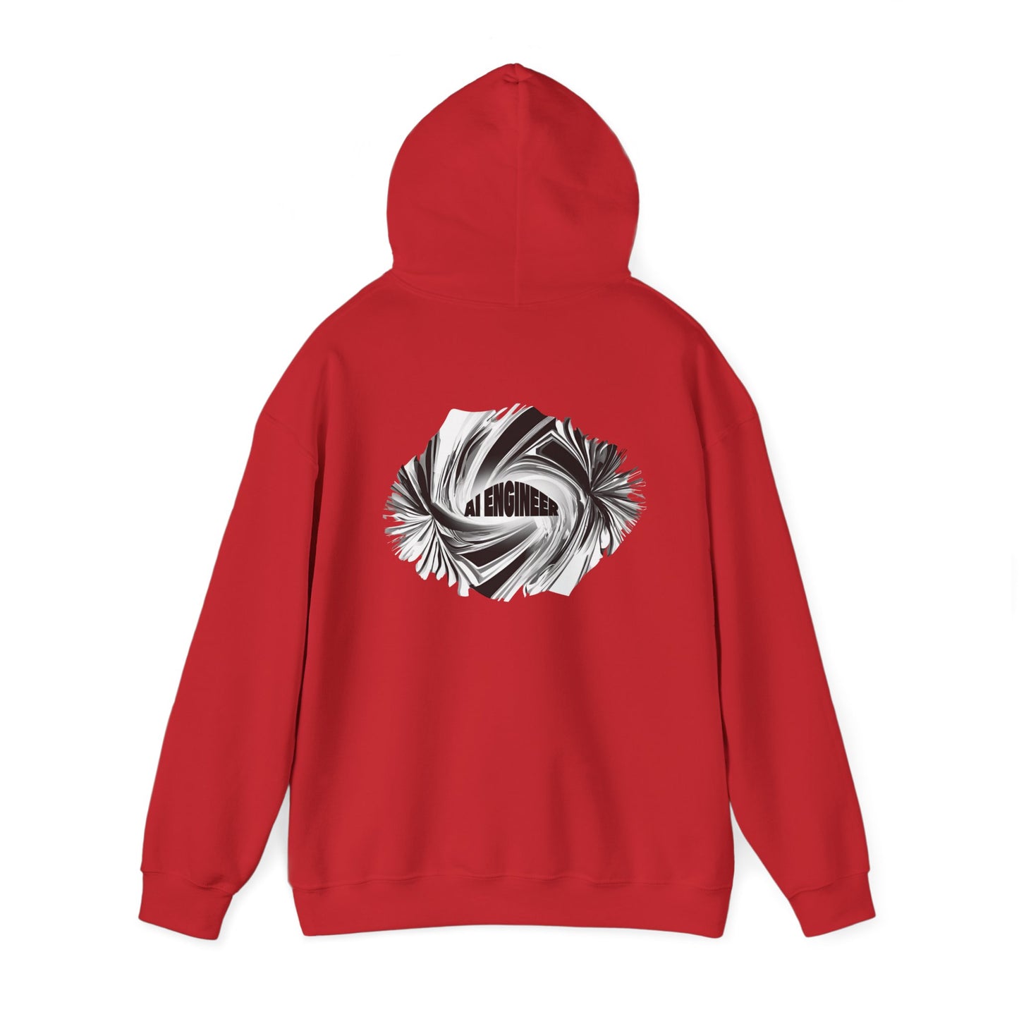 AI Engineer (printed on back) - Modern Vibes - Unisex Heavy Blend™ Hooded Sweatshirt