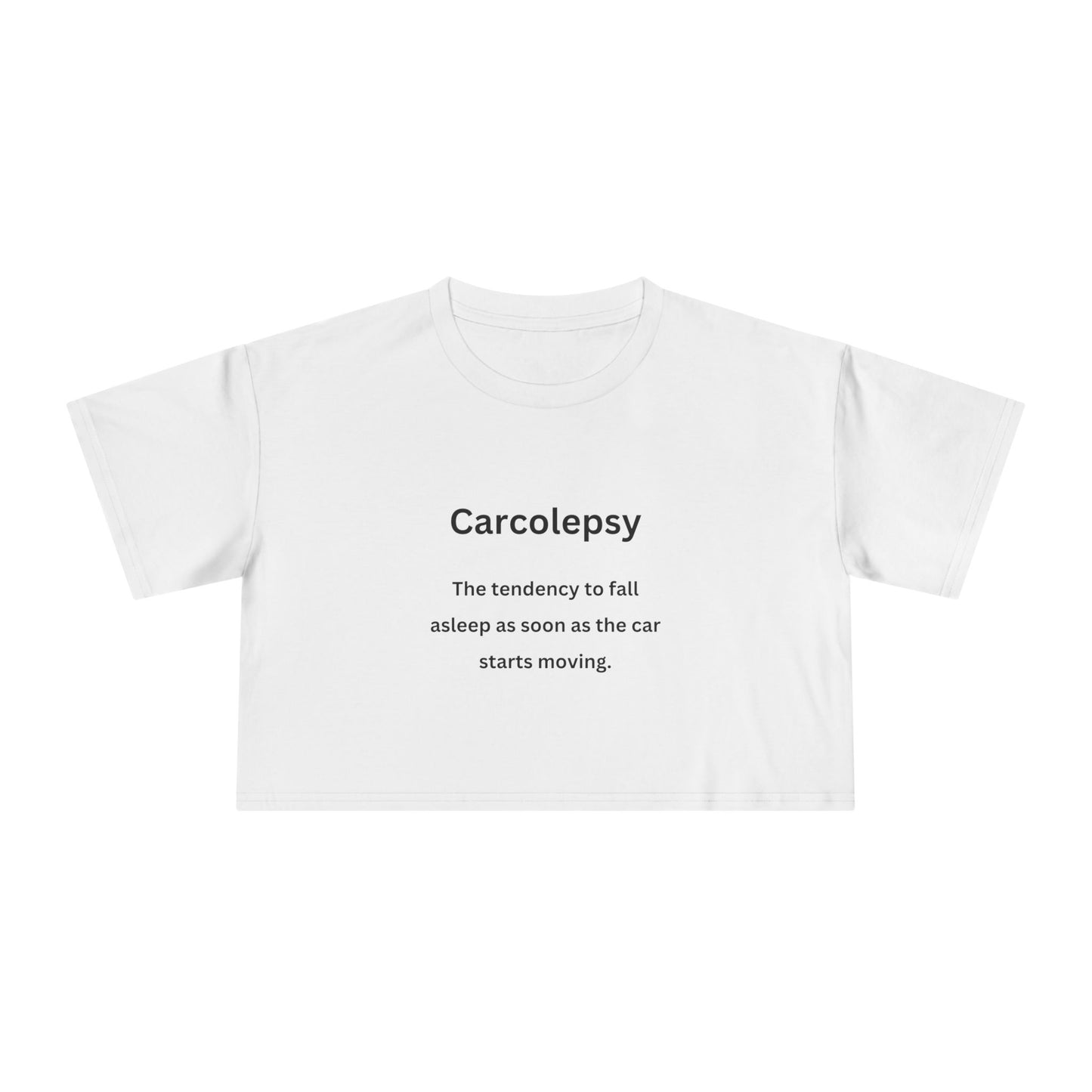 Carcolepsy - Urban Words - Women's Crop Tee