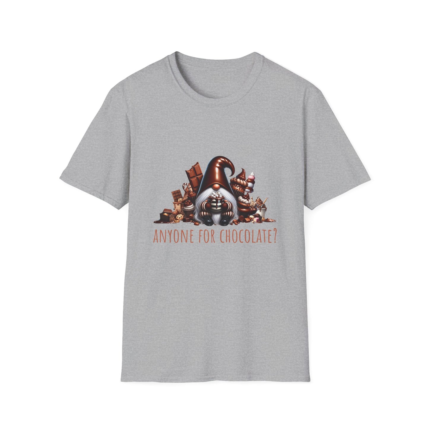 Anyone for Chocolate? Gnome - Unisex Softstyle T-Shirt