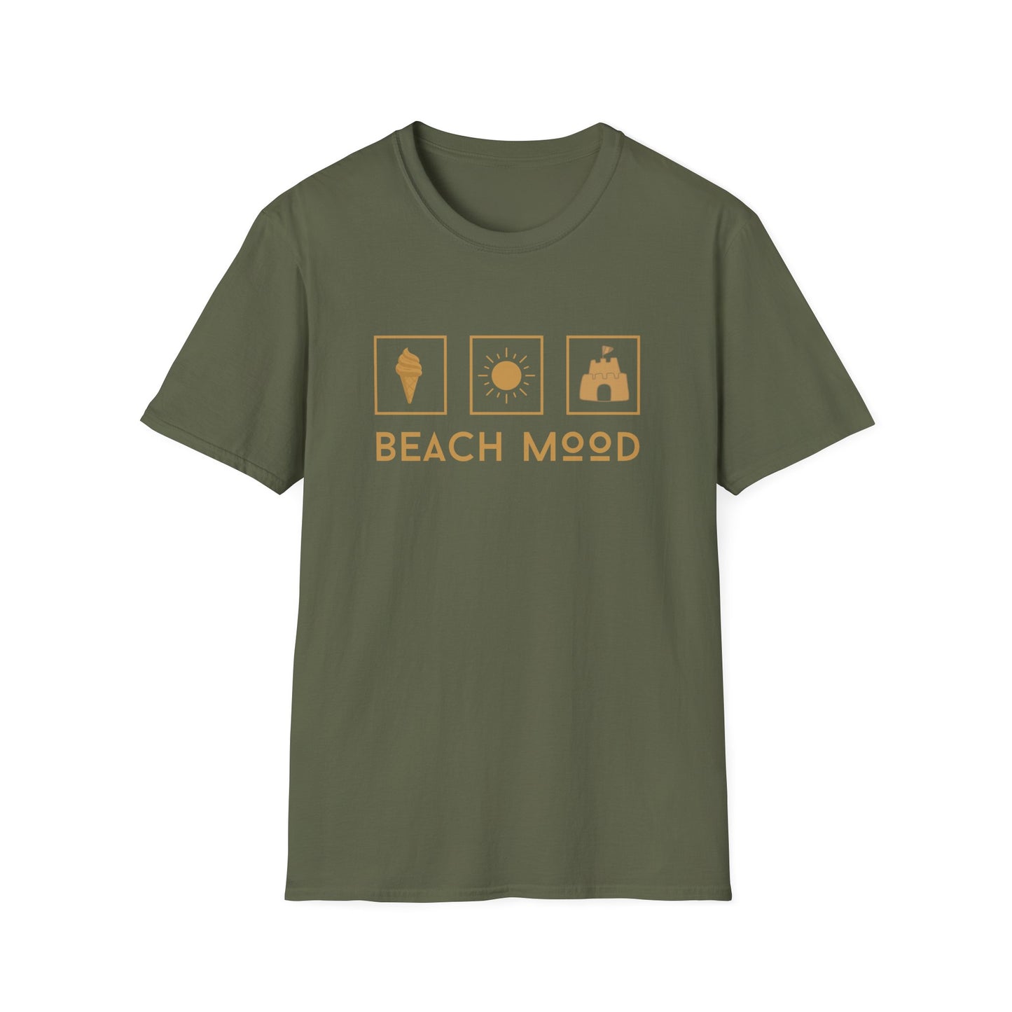 Beach Mood (sand) - Statement graphic - Unisex Softstyle T-Shirt
