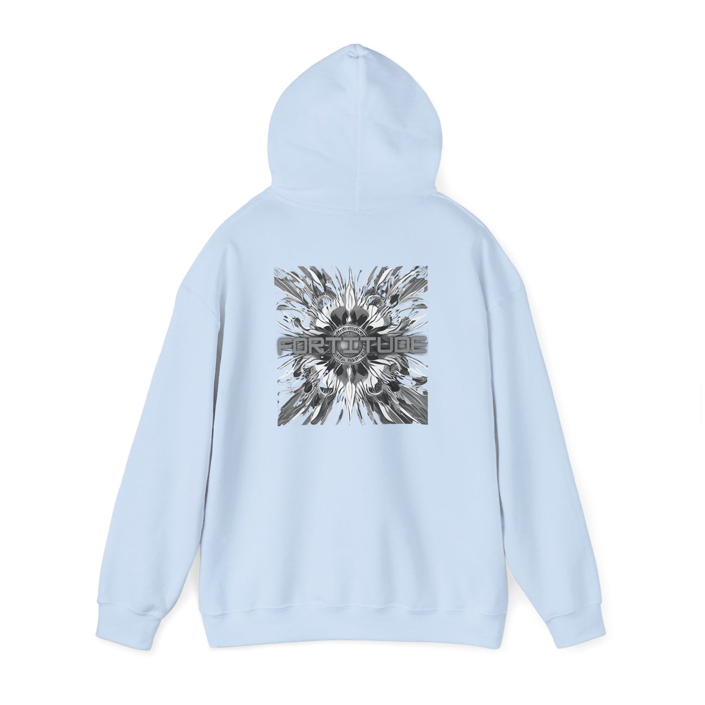 Fortitude (printed on back) - Statement Graphic - Unisex Heavy Blend™ Hooded Sweatshirt