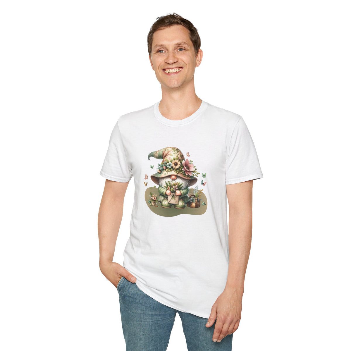 Forest gnome - Unisex Softstyle T-Shirt