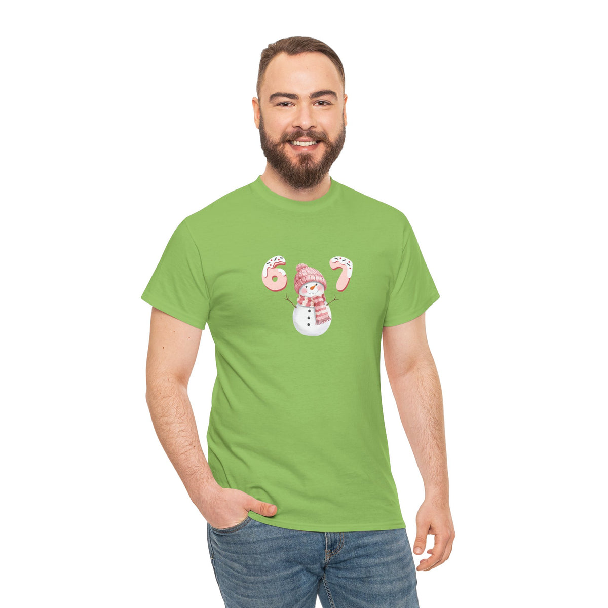 Snowman 6-7  - Unisex Heavy Cotton Tee