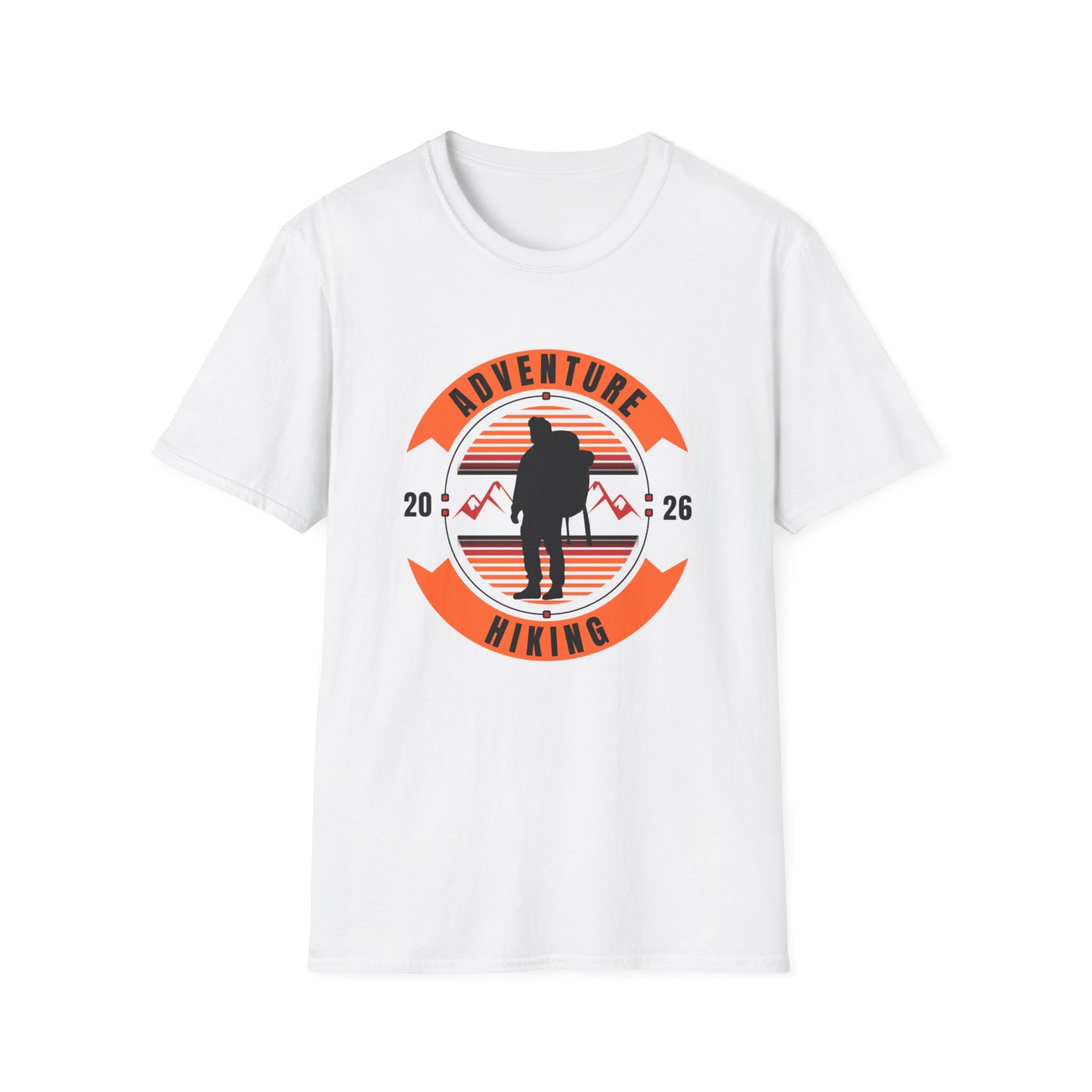 Adventure Hiking - Statement graphic - Unisex Softstyle T-Shirt