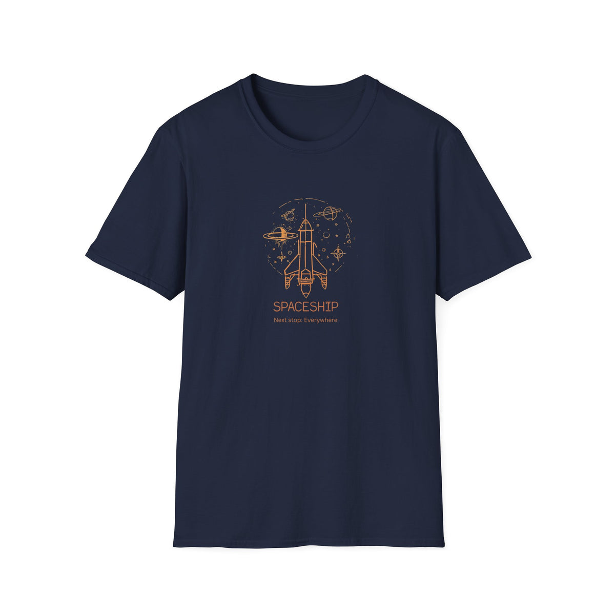 Spaceship - Unisex Softstyle T-Shirt