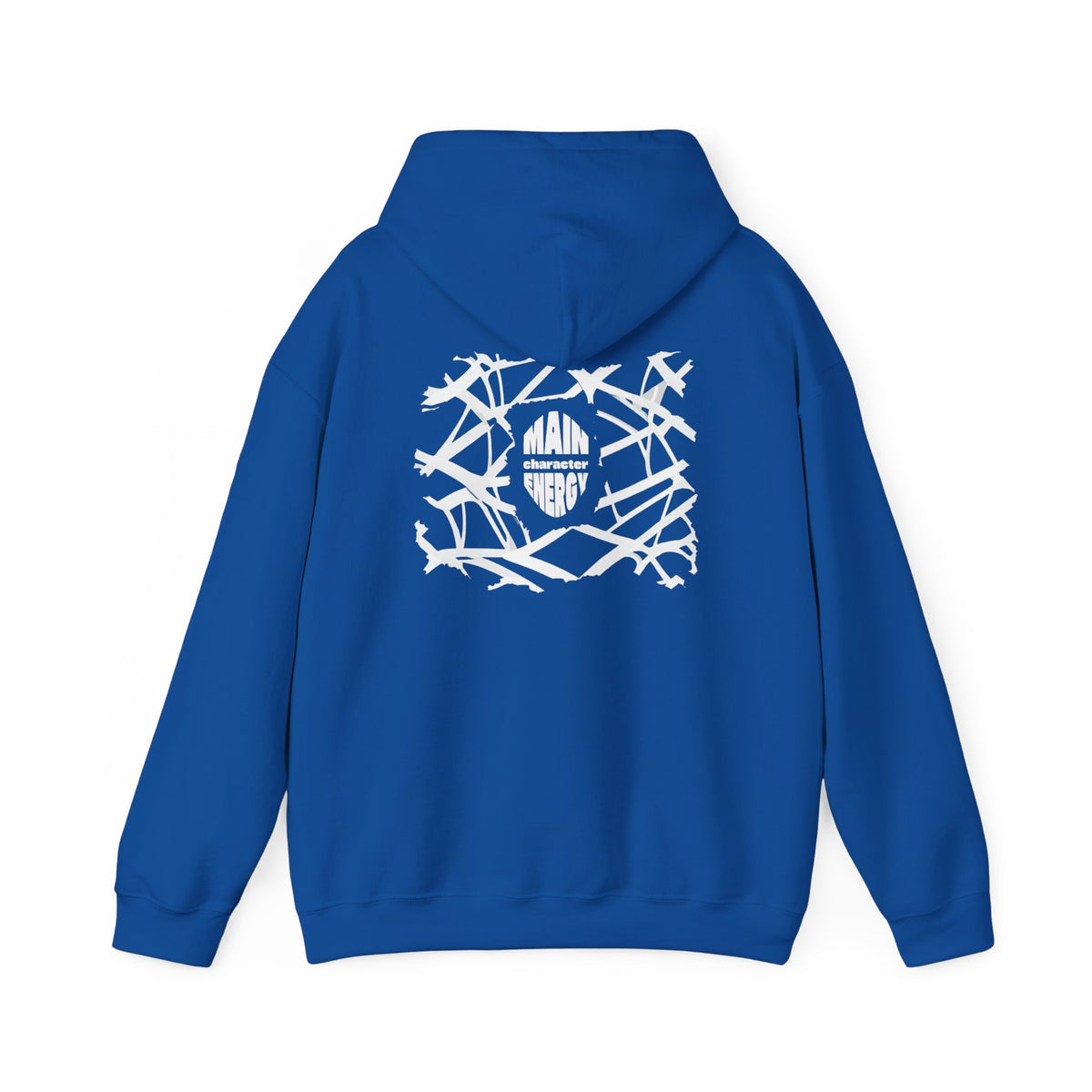 Main Character Energy (printed on back) - Modern Vibes - Unisex Heavy Blend™ Hooded Sweatshirt