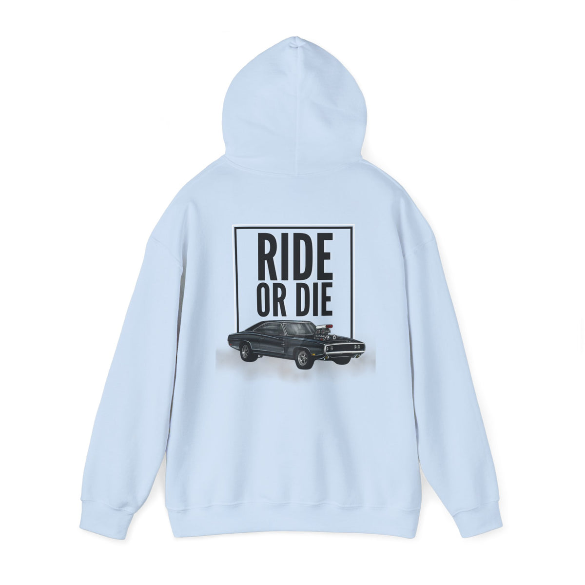 Ride or Die (printed on back) - Modern Vibes - Unisex Heavy Blend™ Hooded Sweatshirt