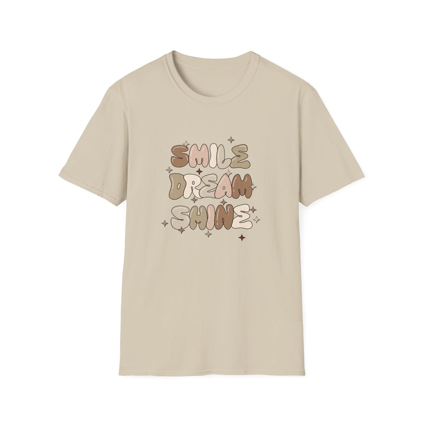 Smile Dream Shine (neutral) - Unisex Softstyle T-Shirt