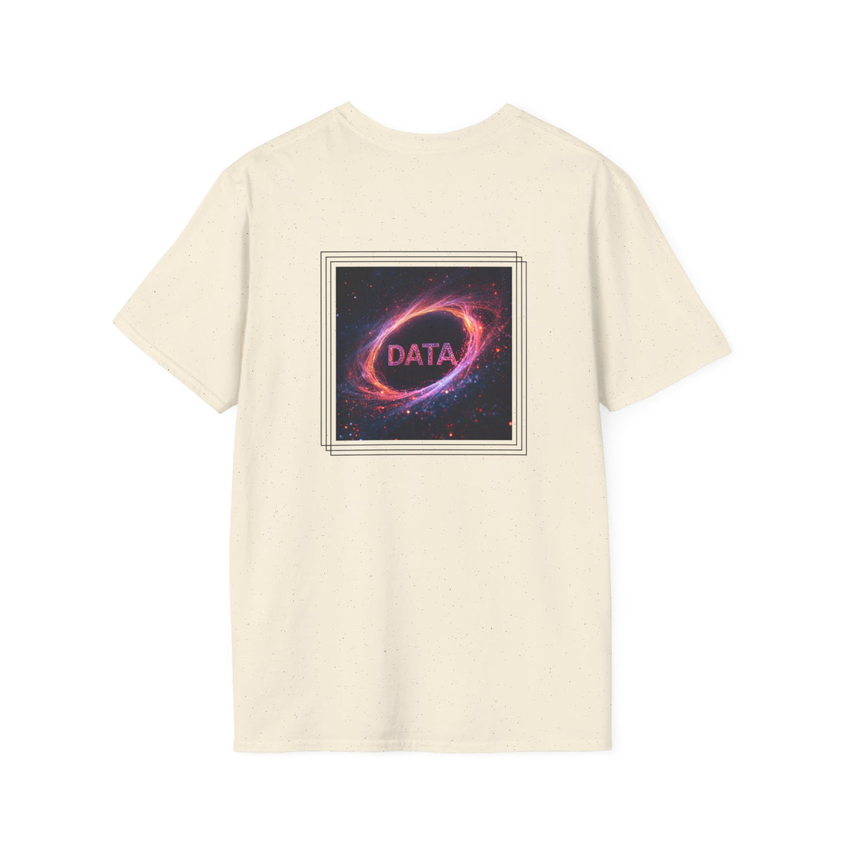 Data flare (printed on back) - Unisex Softstyle T-Shirt