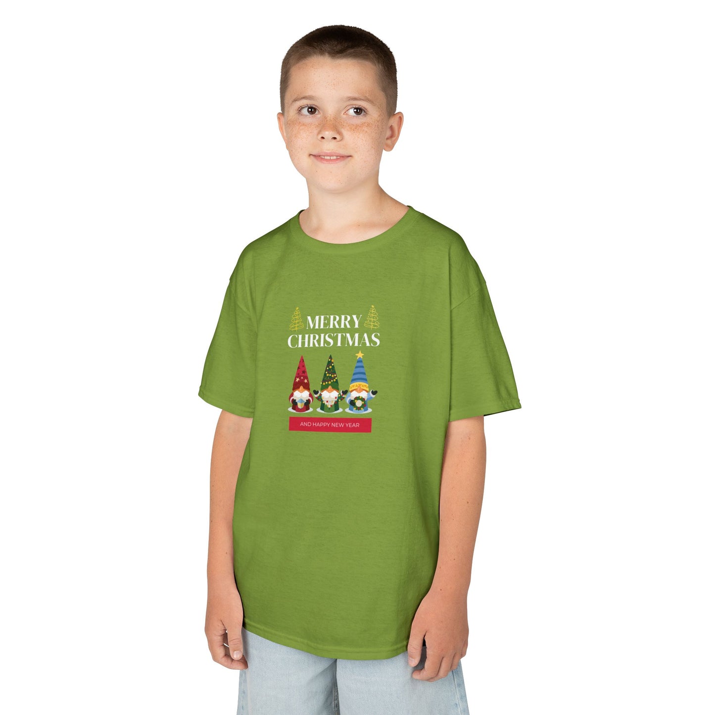 Merry Christmas 3 gnomes - Youth/Kids Heavy Cotton Tee