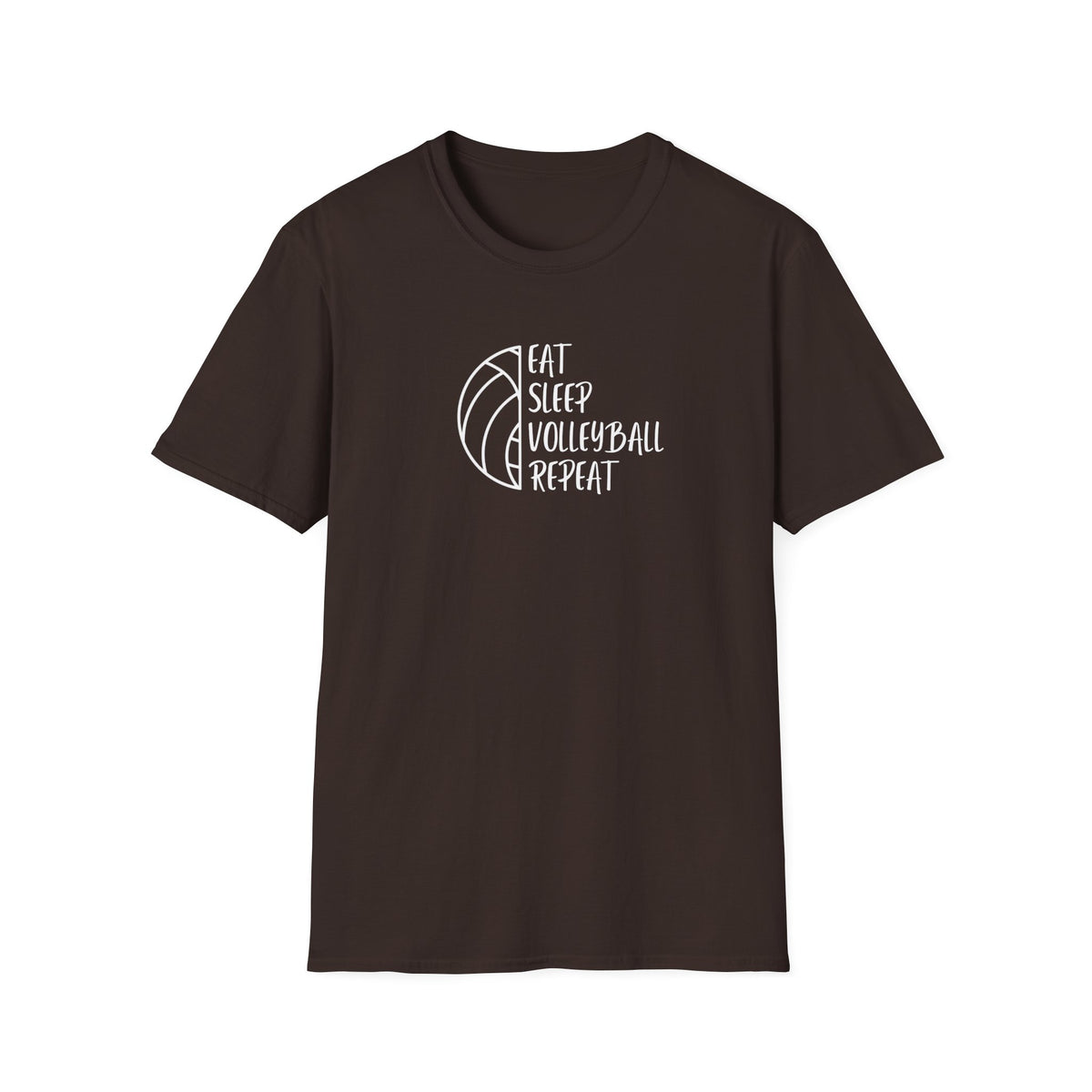 Eat Sleep Volleyball Repeat - Unisex Softstyle T-Shirt