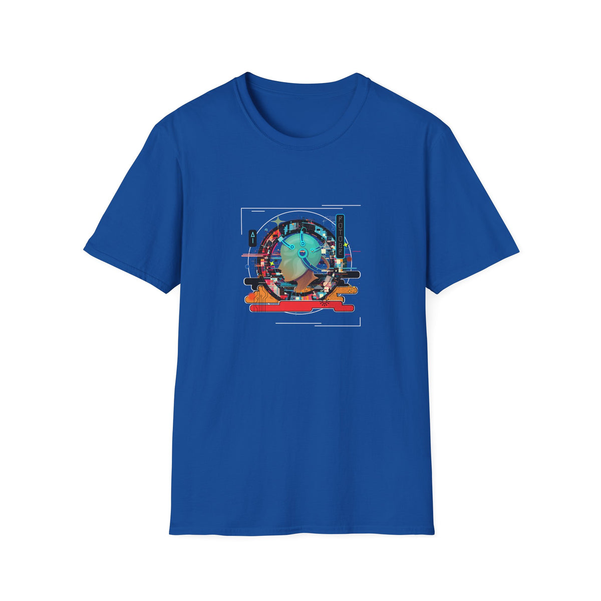 Retro Tech Future - Unisex Softstyle T-Shirt