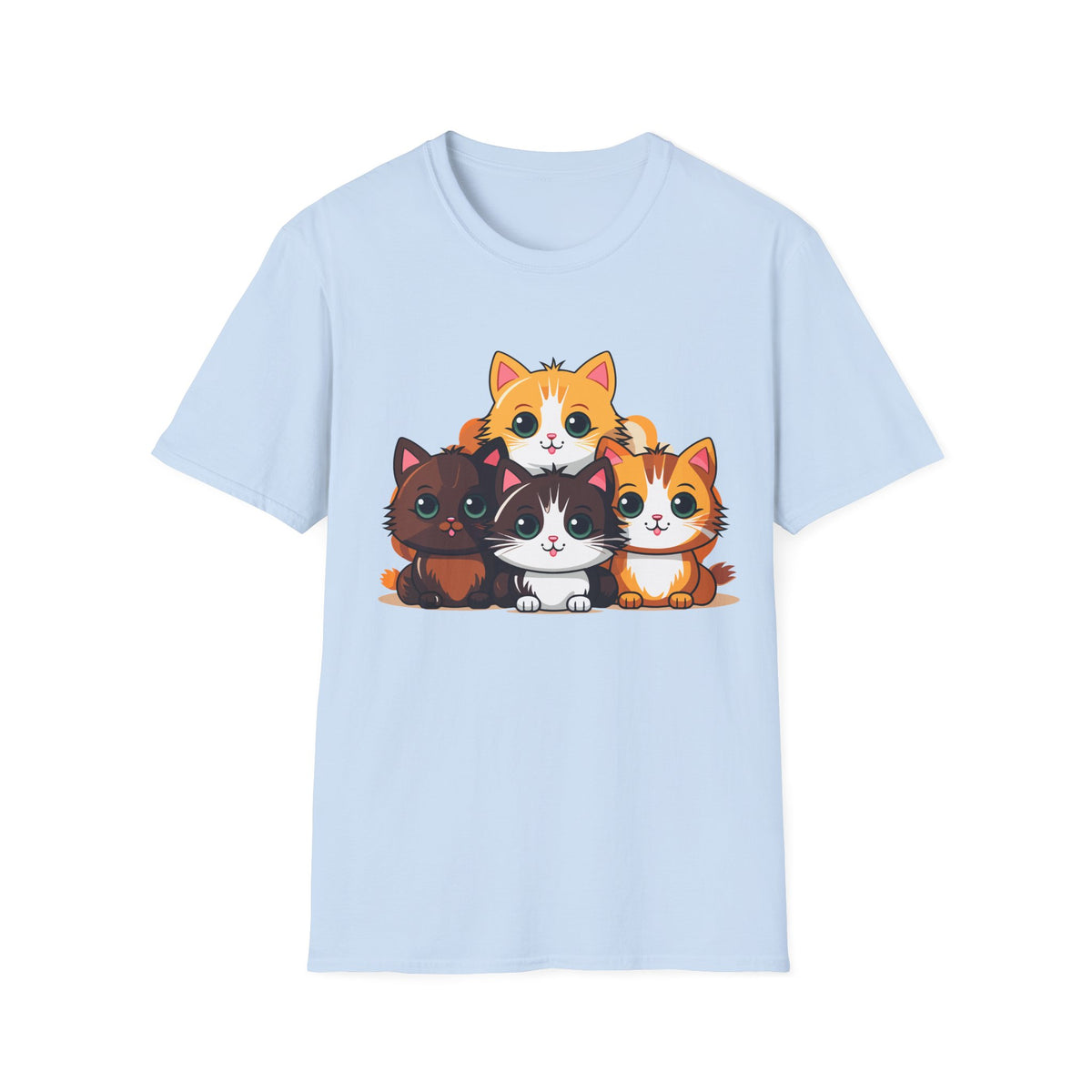 Cute cats - Unisex Softstyle T-Shirt