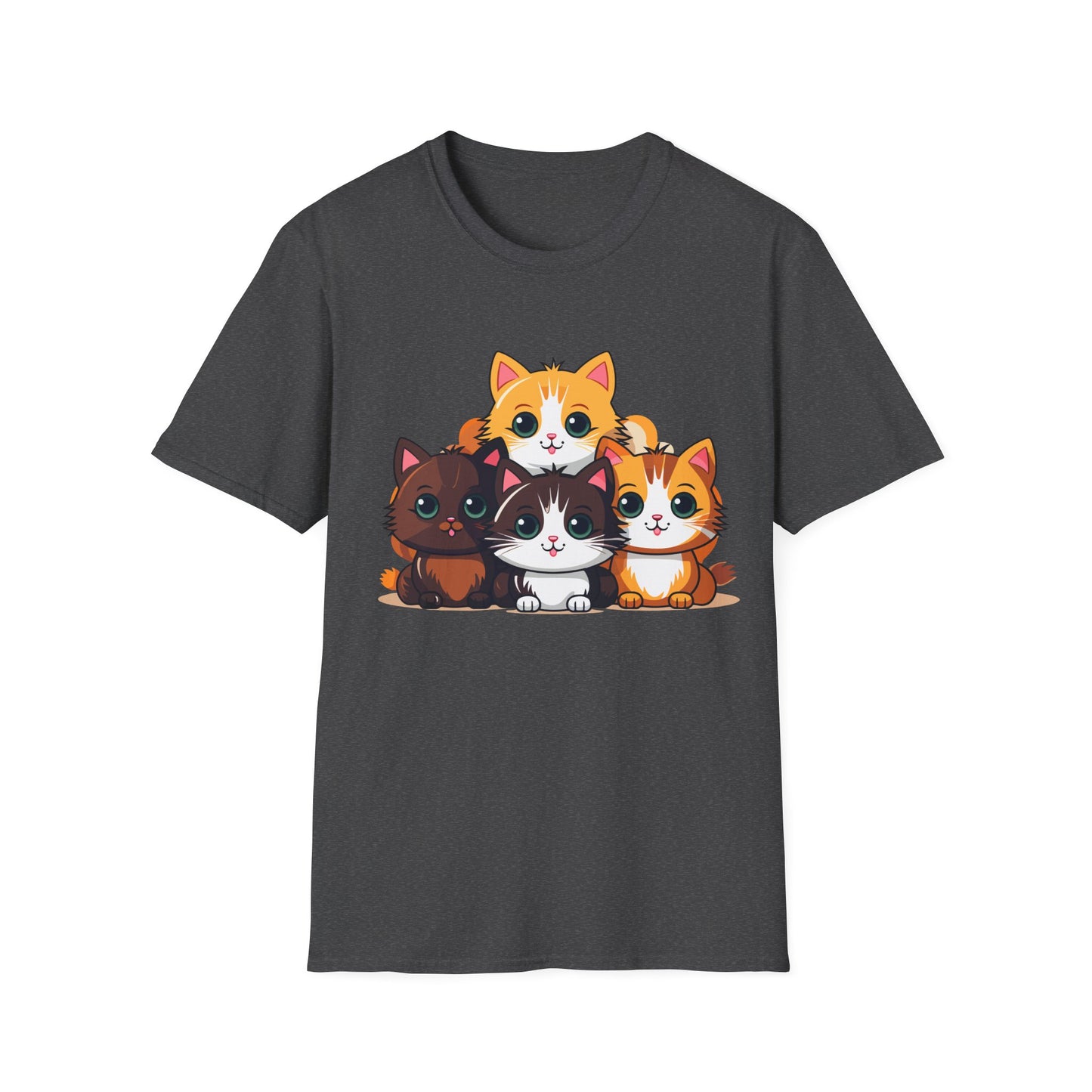 Cute cats - Unisex Softstyle T-Shirt