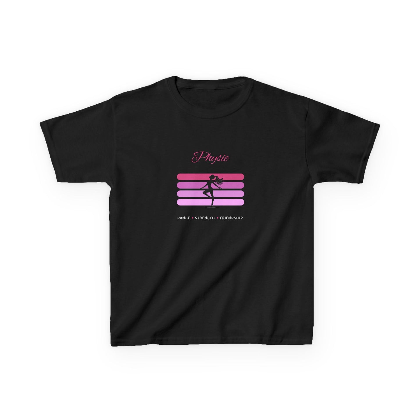 Physie. Dance. Strength. Friendship (pink) - Youth / Kids Heavy Cotton™ Tee