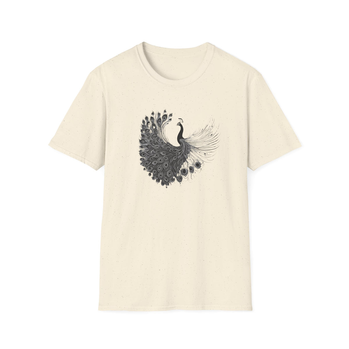 Peacock - Statement graphic - Unisex Softstyle T-Shirt