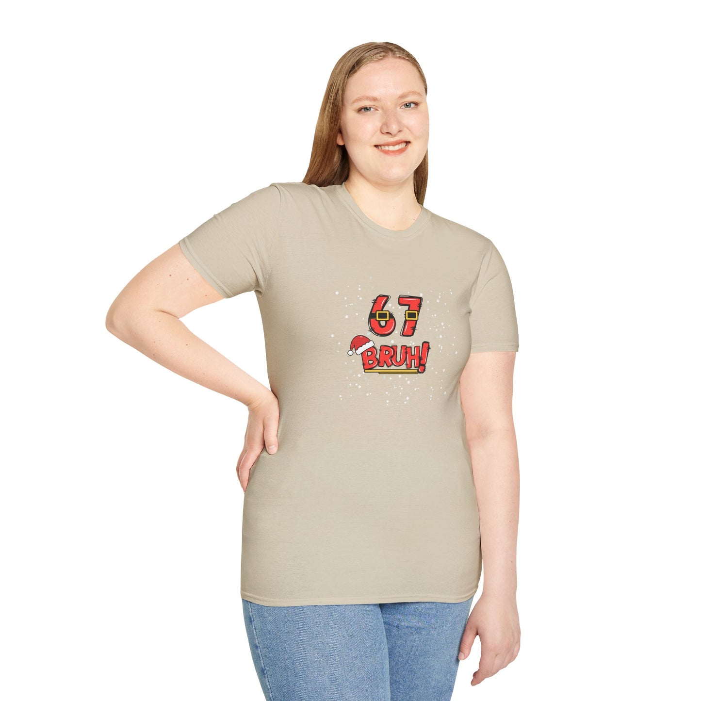 6-7 Christmas Bruh! - Unisex Softstyle T-Shirt