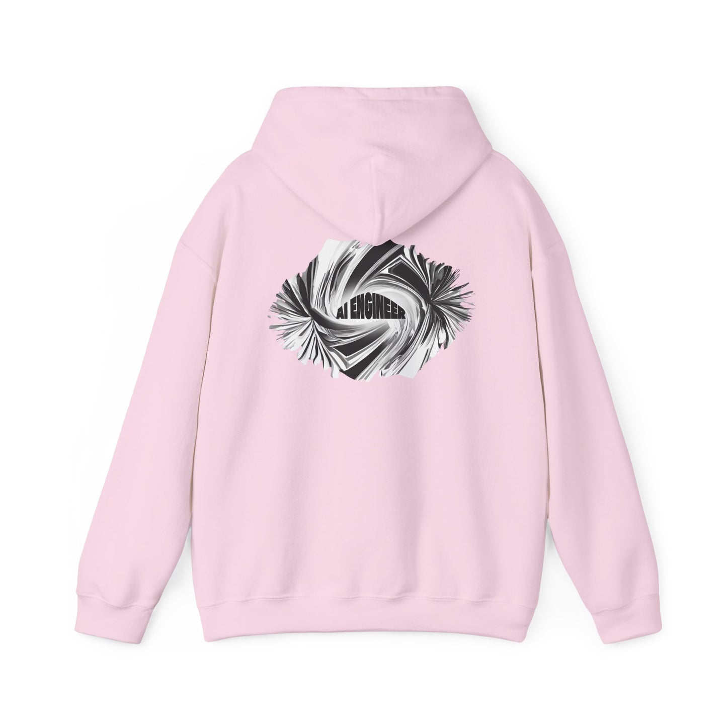 AI Engineer (printed on back) - Modern Vibes - Unisex Heavy Blend™ Hooded Sweatshirt