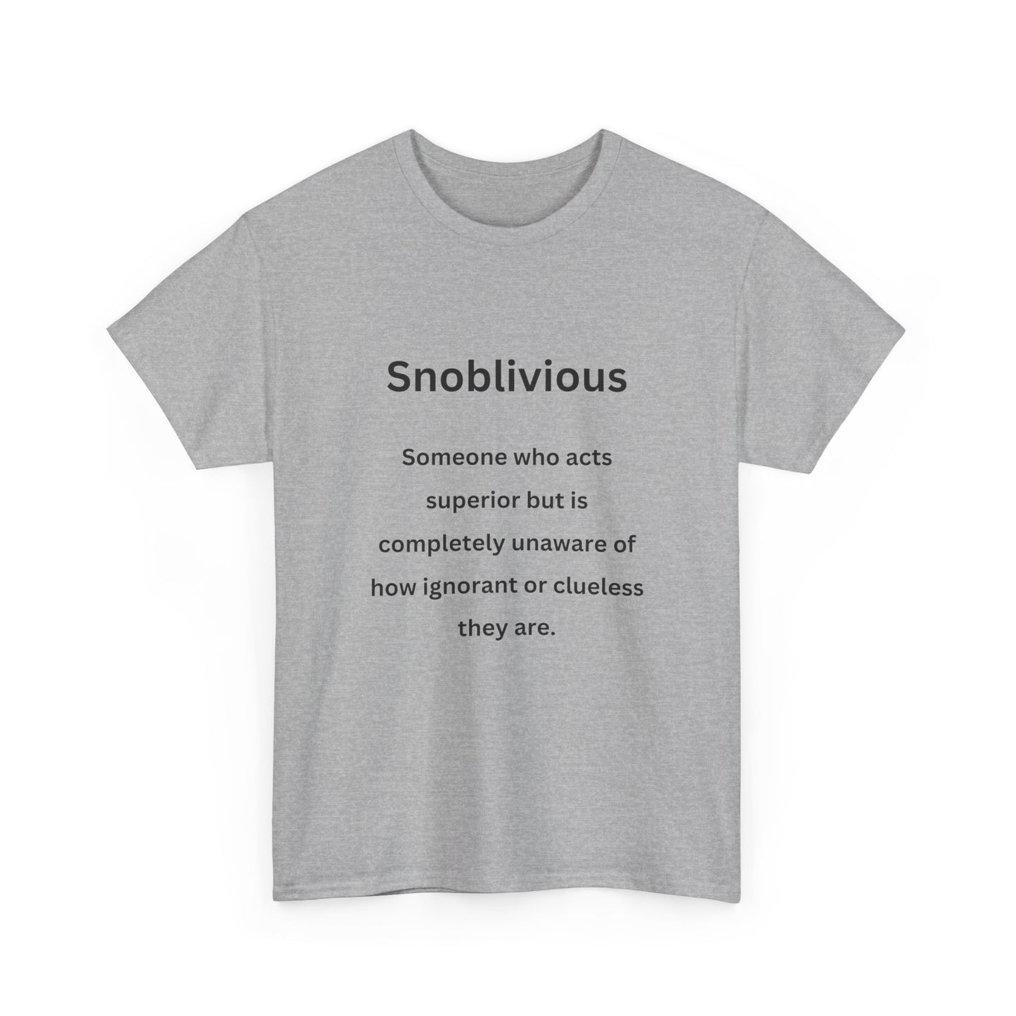 Snoblivious - Urban Words - Unisex Heavy Cotton Tee