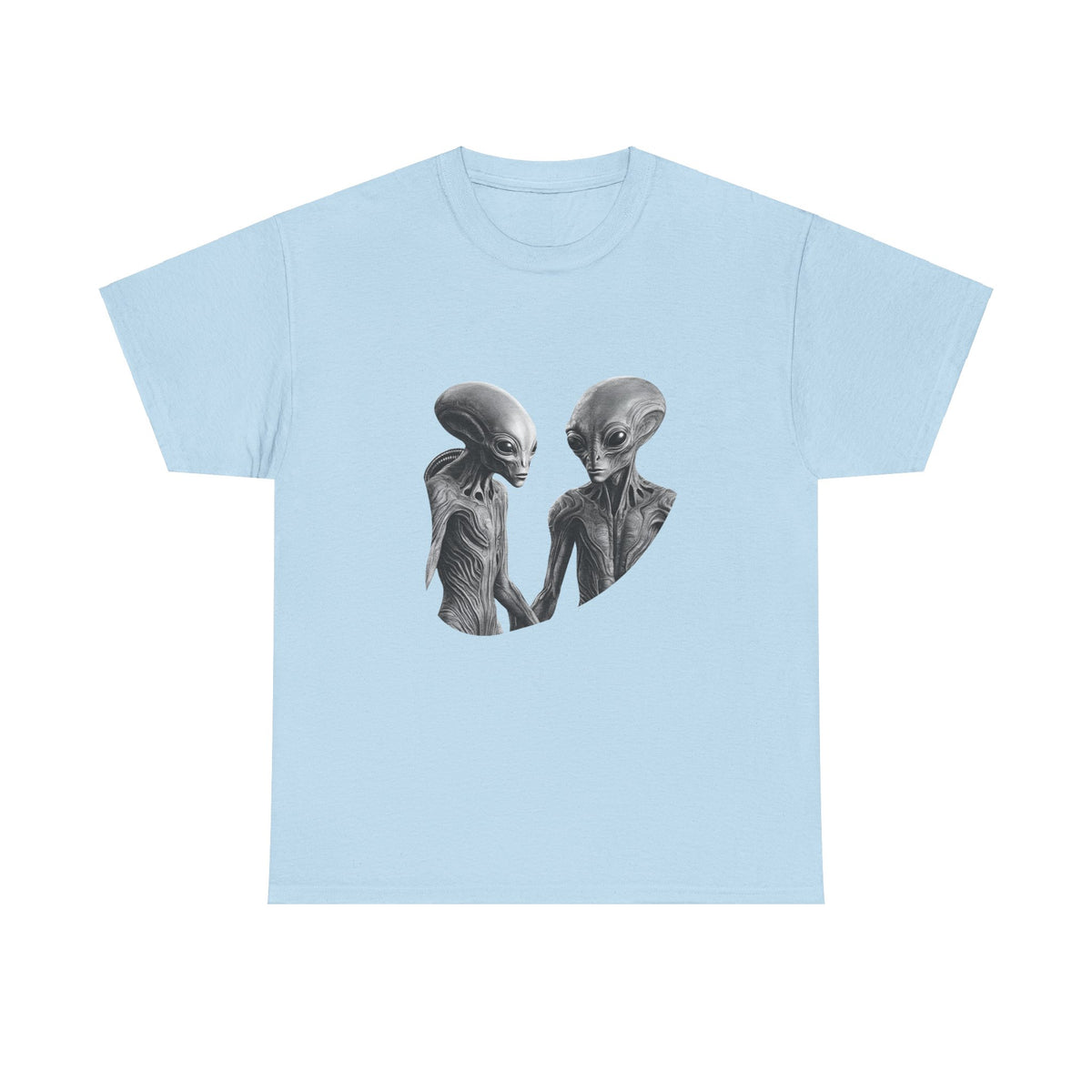 Aliens - Statement Graphic - Unisex Heavy Cotton Tee