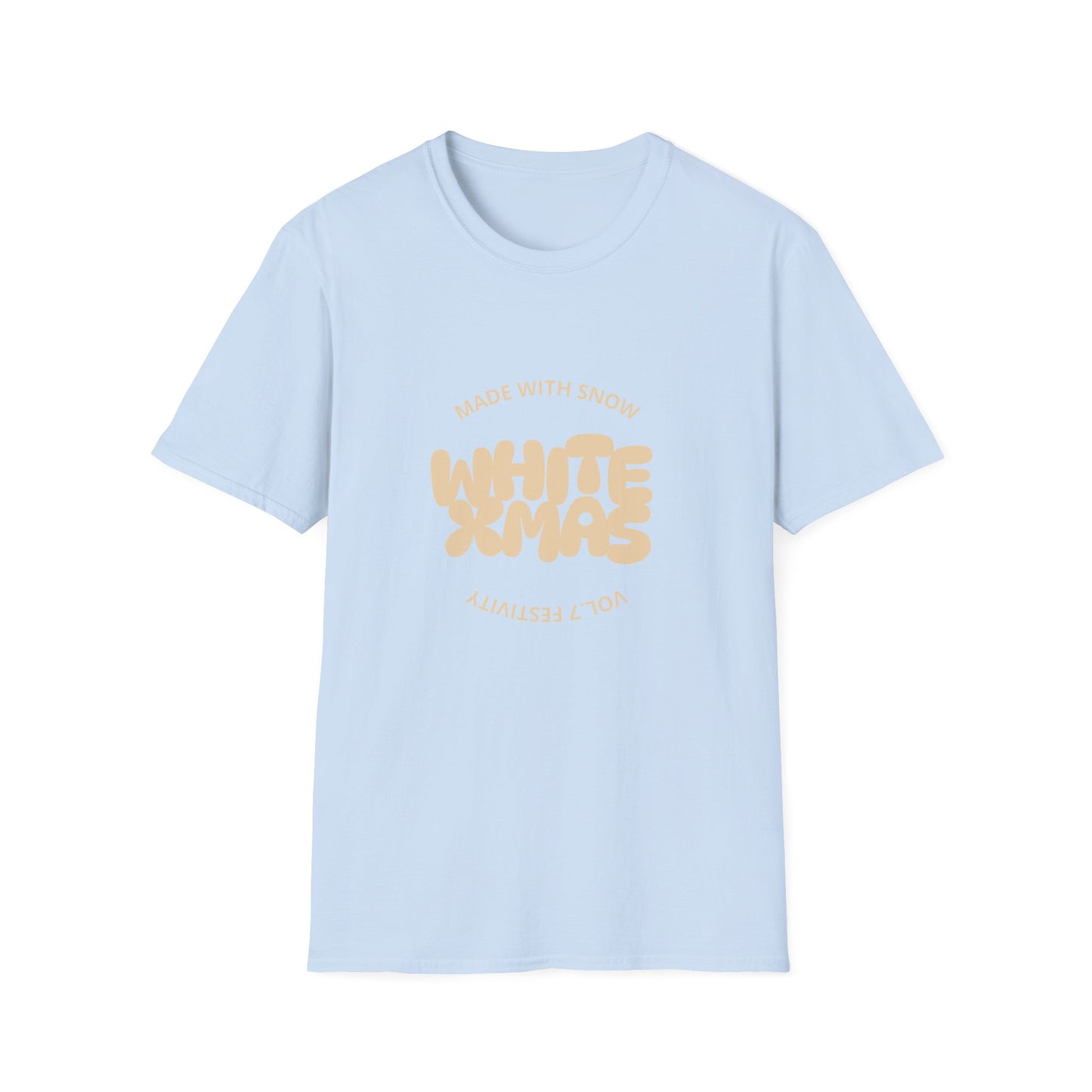 White Xmas - Unisex Softstyle T-Shirt
