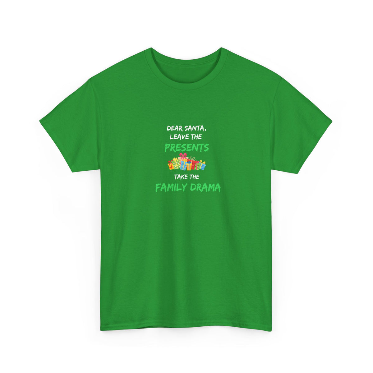Family Drama - Christmas - Unisex Heavy Cotton Tee