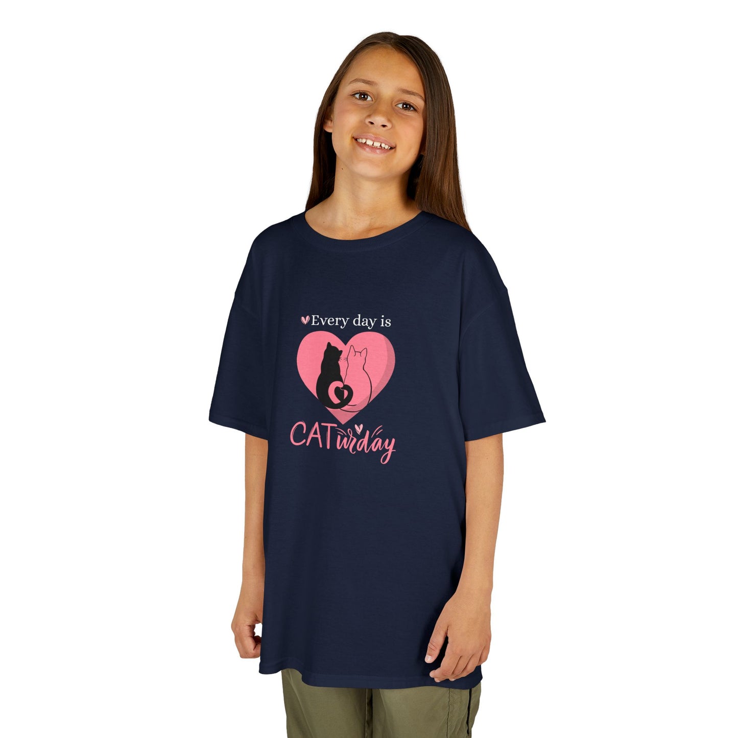 Every day is CATurday - Youth / Kids Heavy Cotton™ Tee