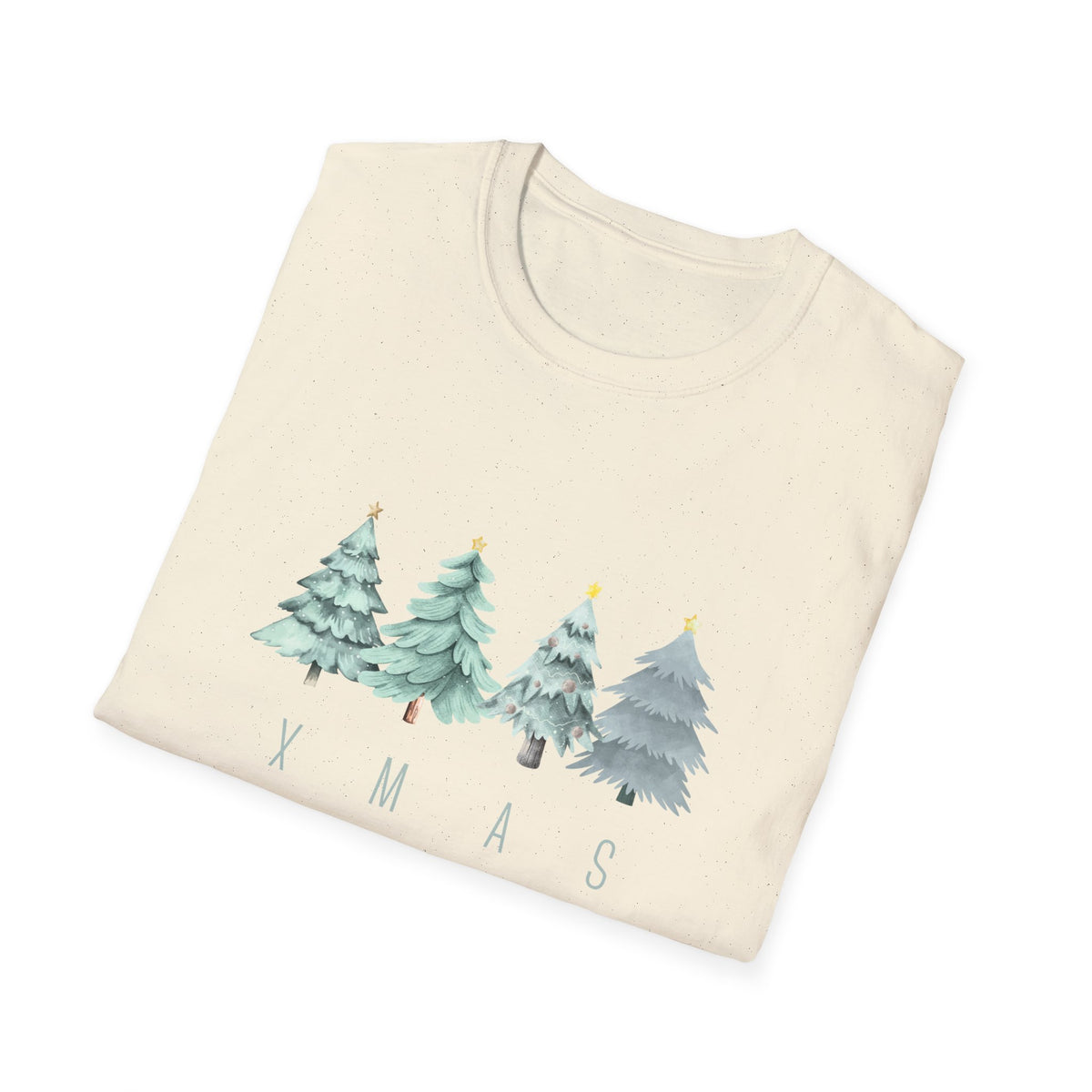 XMAS trees (green) - Unisex Softstyle T-Shirt